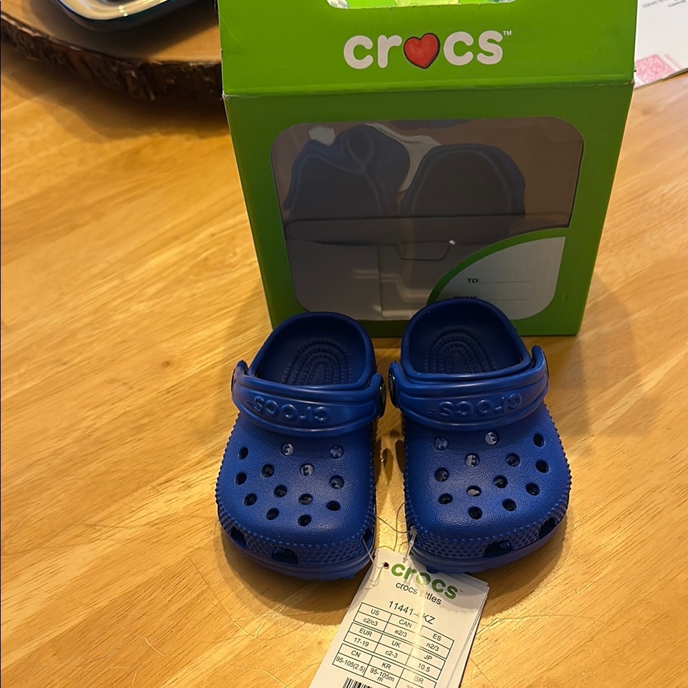 Crocs Baby Blue Clogs